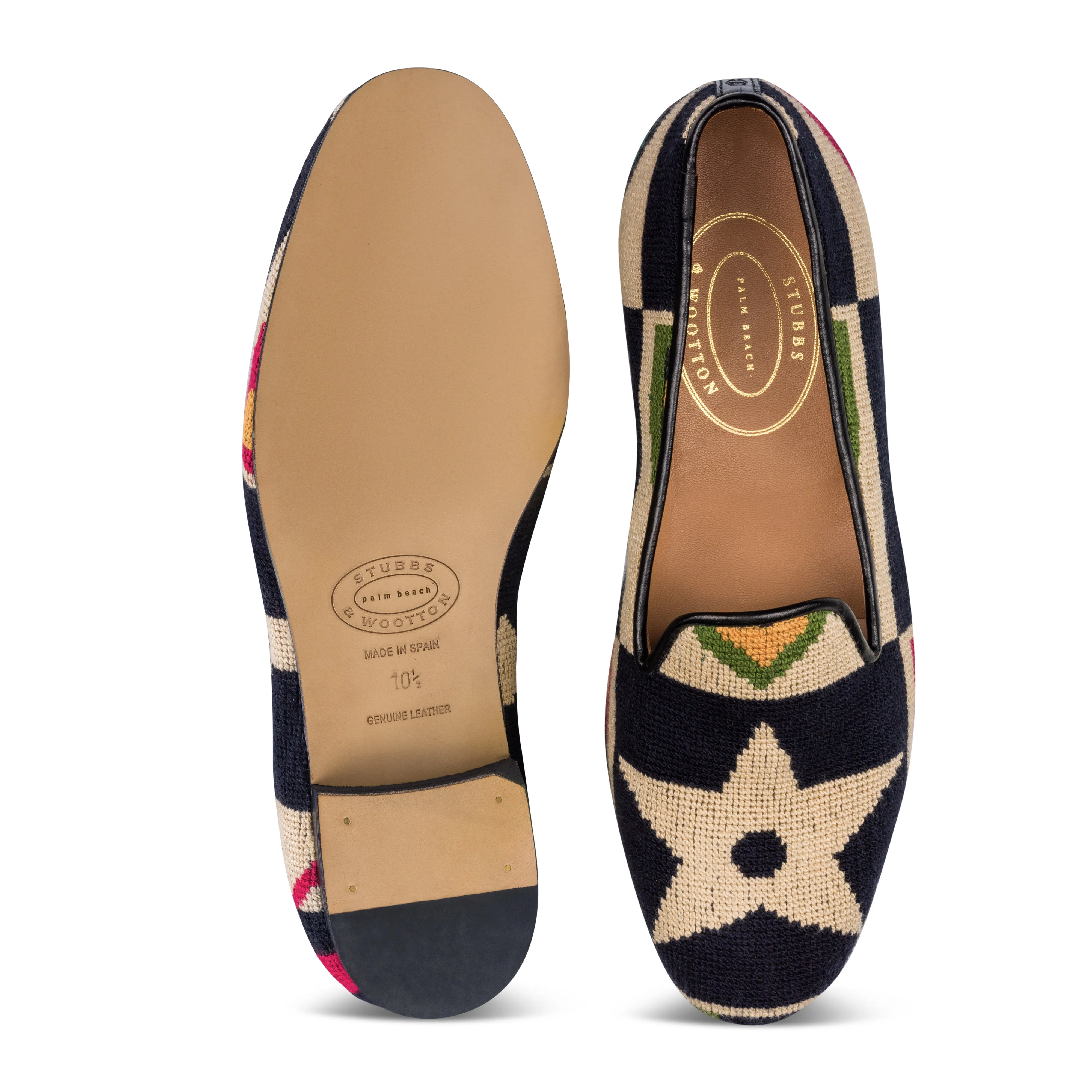 Crest Black Needlepoint Slipper (Women) sold by Stubbs & Wootton product image thumbnail 5