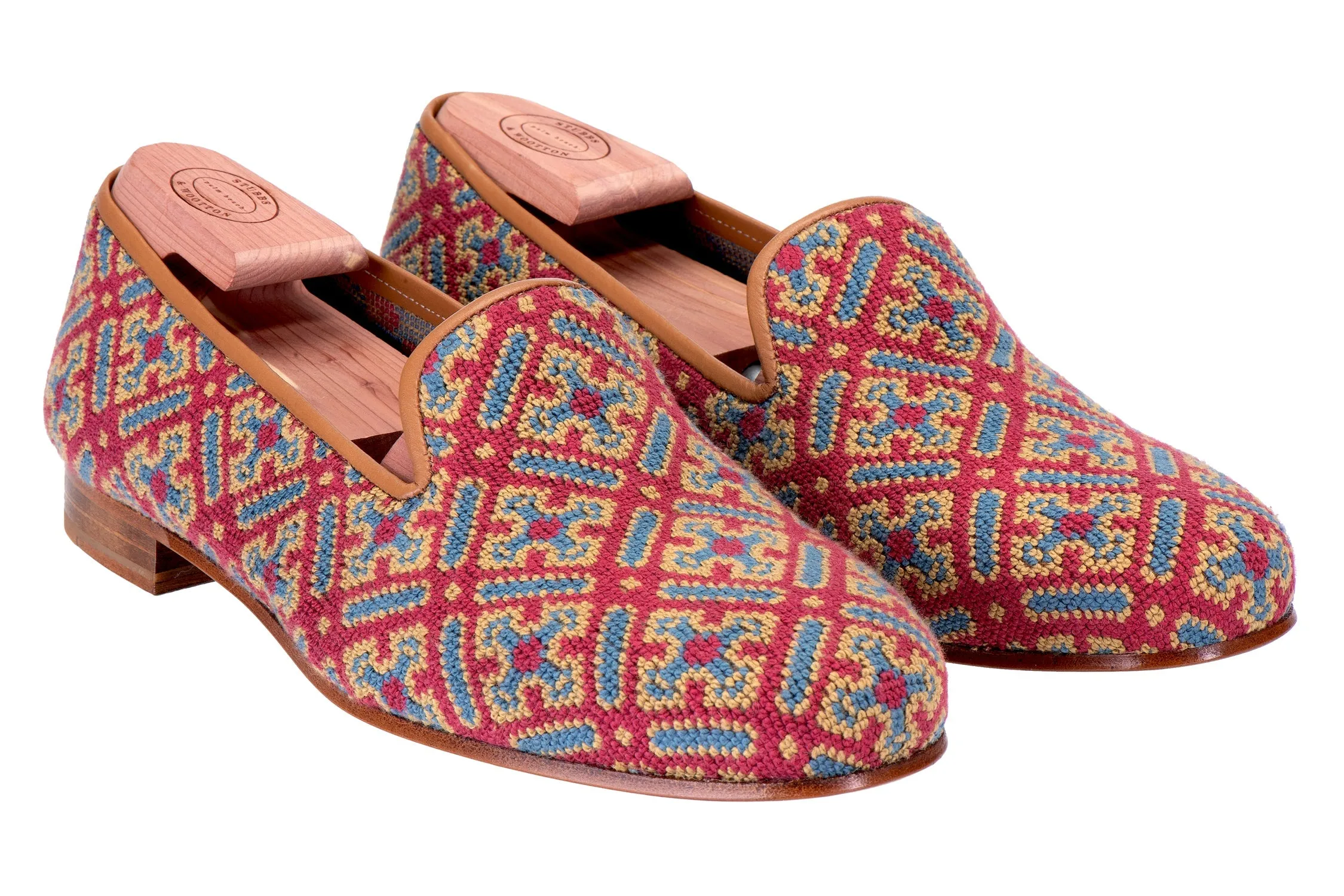 Cuenca Red Needlepoint Slipper (Women) sold by Stubbs & Wootton product image thumbnail 3