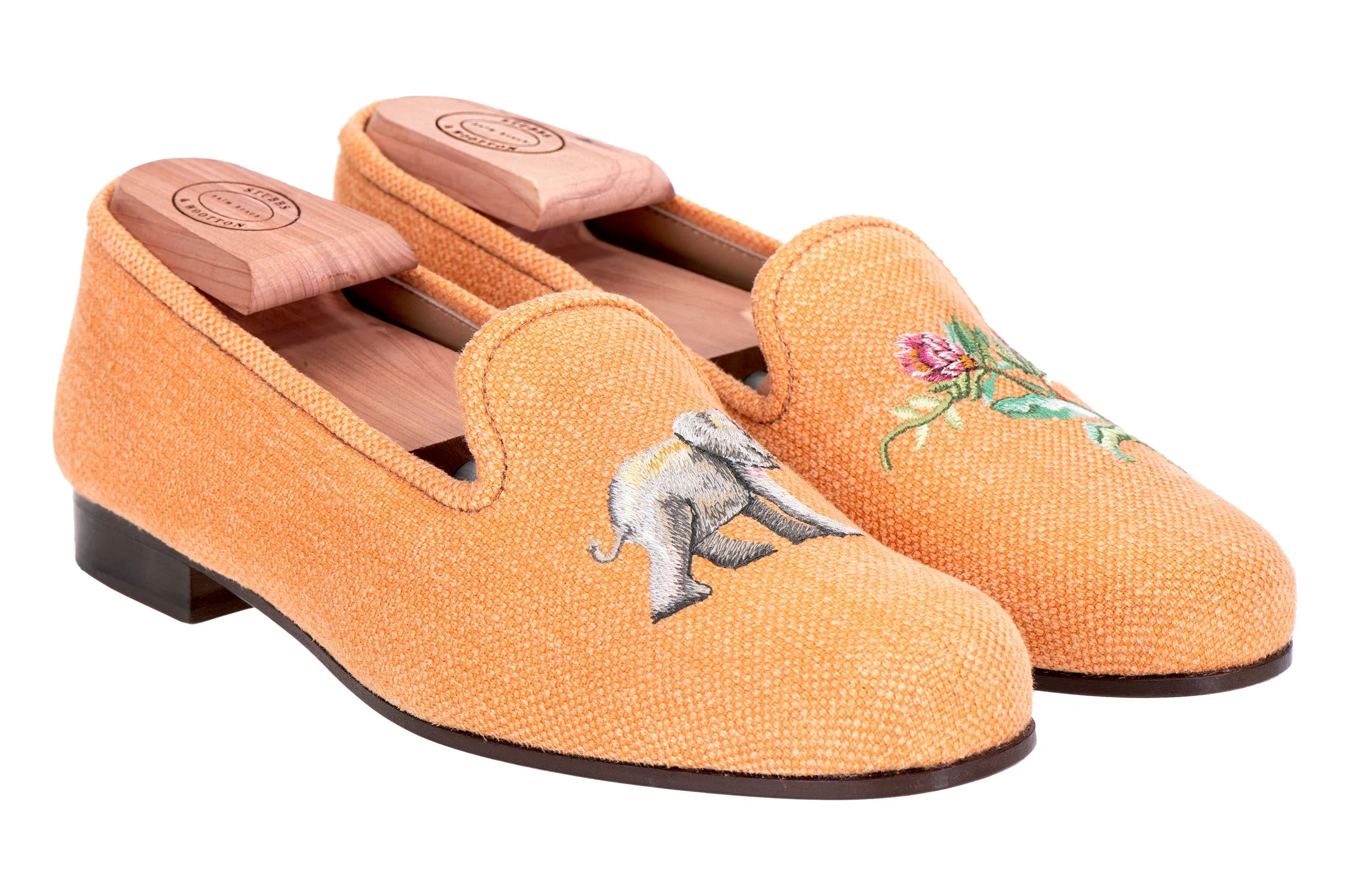 Jungle Ochre Linen Slipper (Women) sold by Stubbs & Wootton product image thumbnail 2