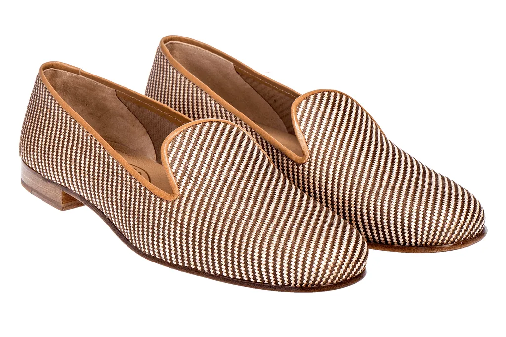 Straw Raffia Slipper (Wide) sold by Stubbs & Wootton product image thumbnail 2