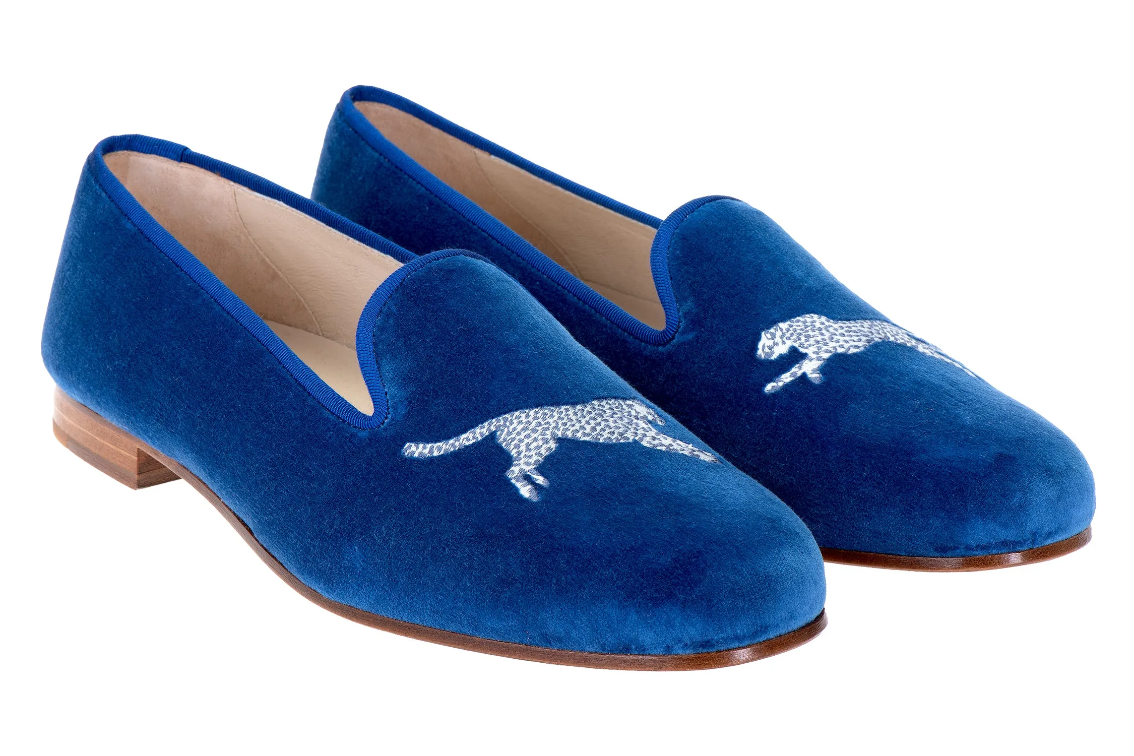 Cheetah Royal Velvet Slipper (Women) sold by Stubbs & Wootton product image thumbnail 2