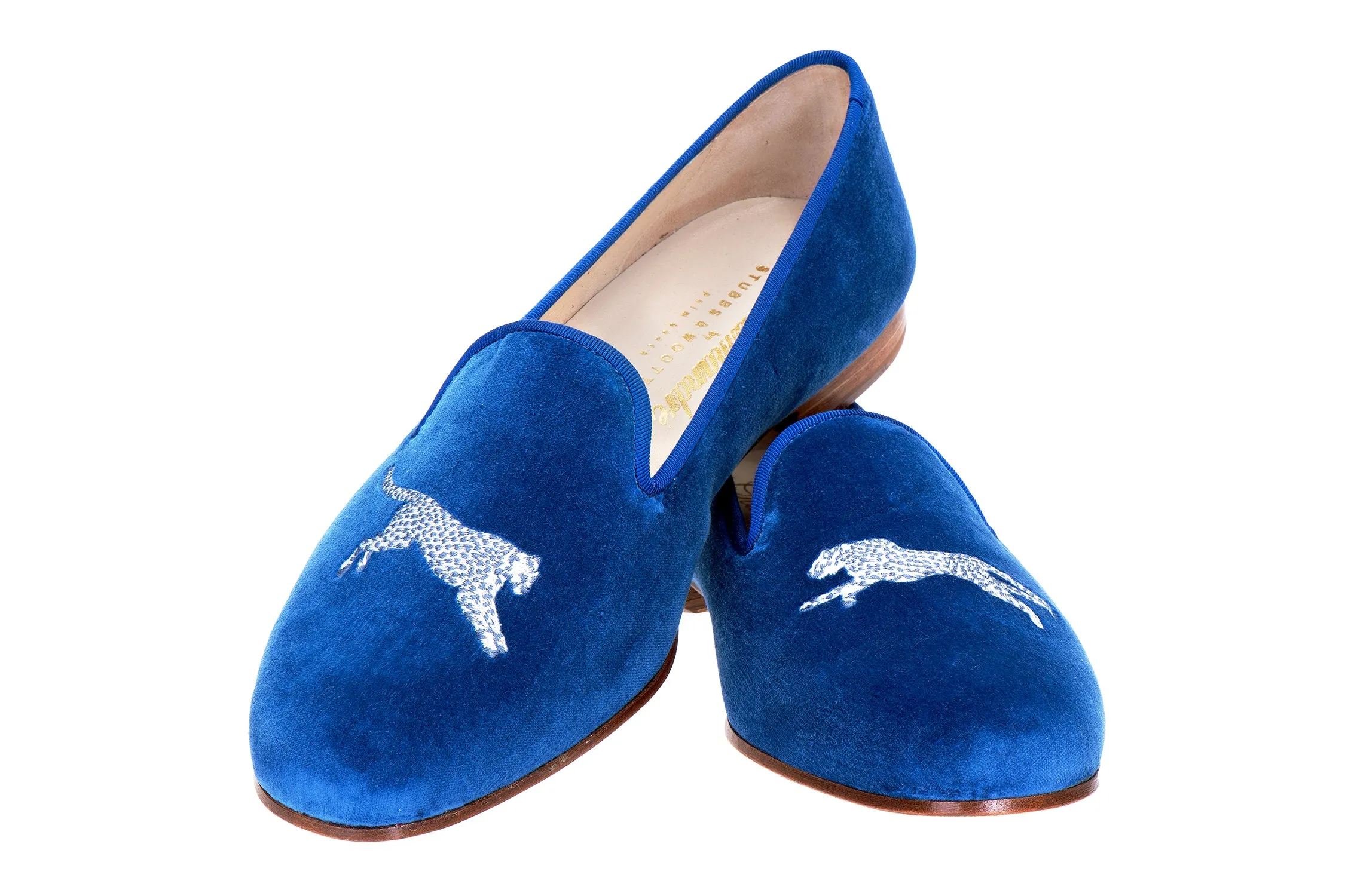 Cheetah Royal Velvet Slipper (Women) sold by Stubbs & Wootton product image thumbnail 4
