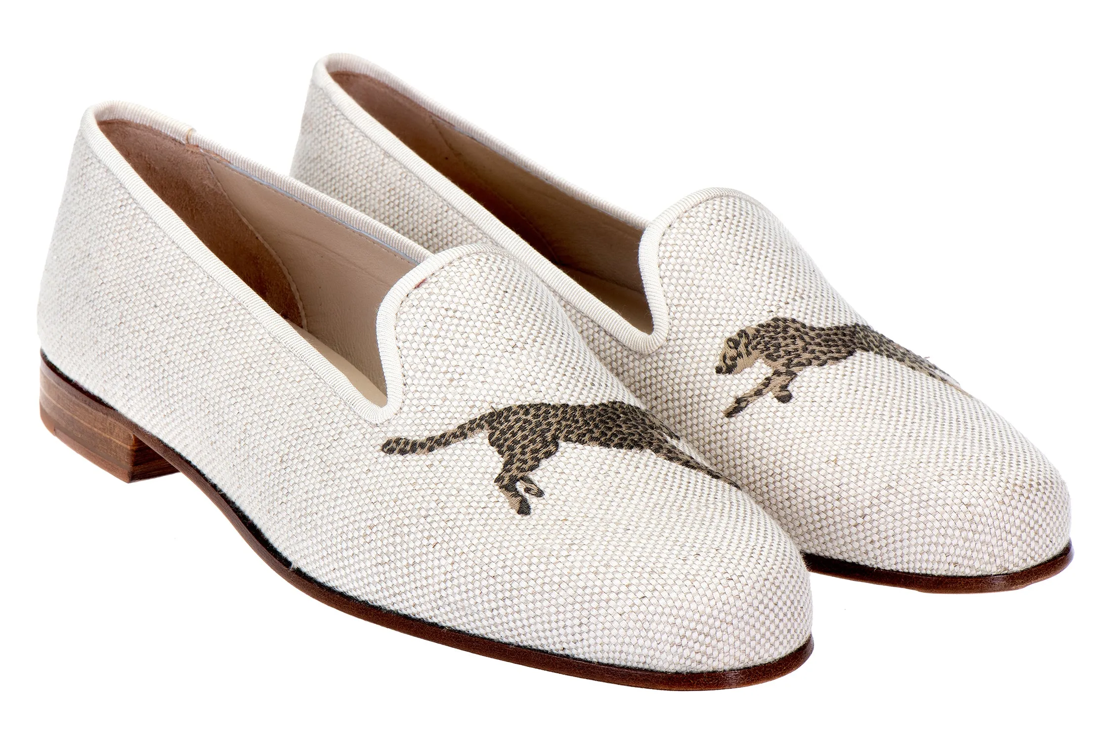 Cheetah Dune Linen Slipper (Men) sold by Stubbs & Wootton product image thumbnail 2