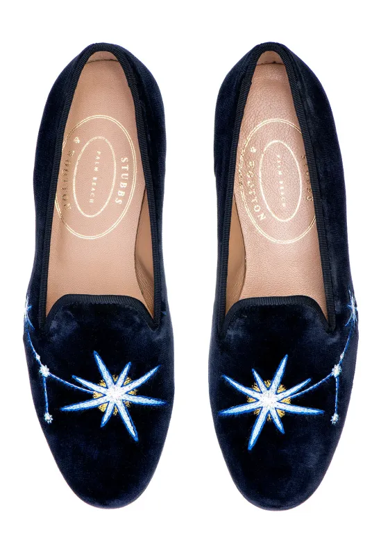 Cancer Midnight Velvet Slipper (Men) sold by Stubbs & Wootton