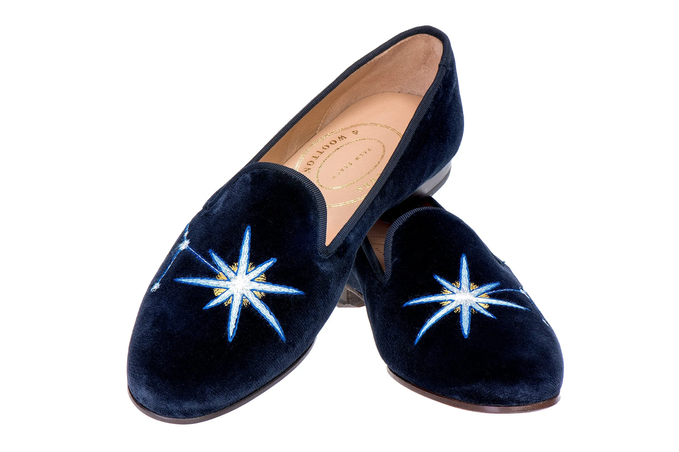 Cancer Midnight Velvet Slipper (Women) sold by Stubbs & Wootton product image thumbnail 4