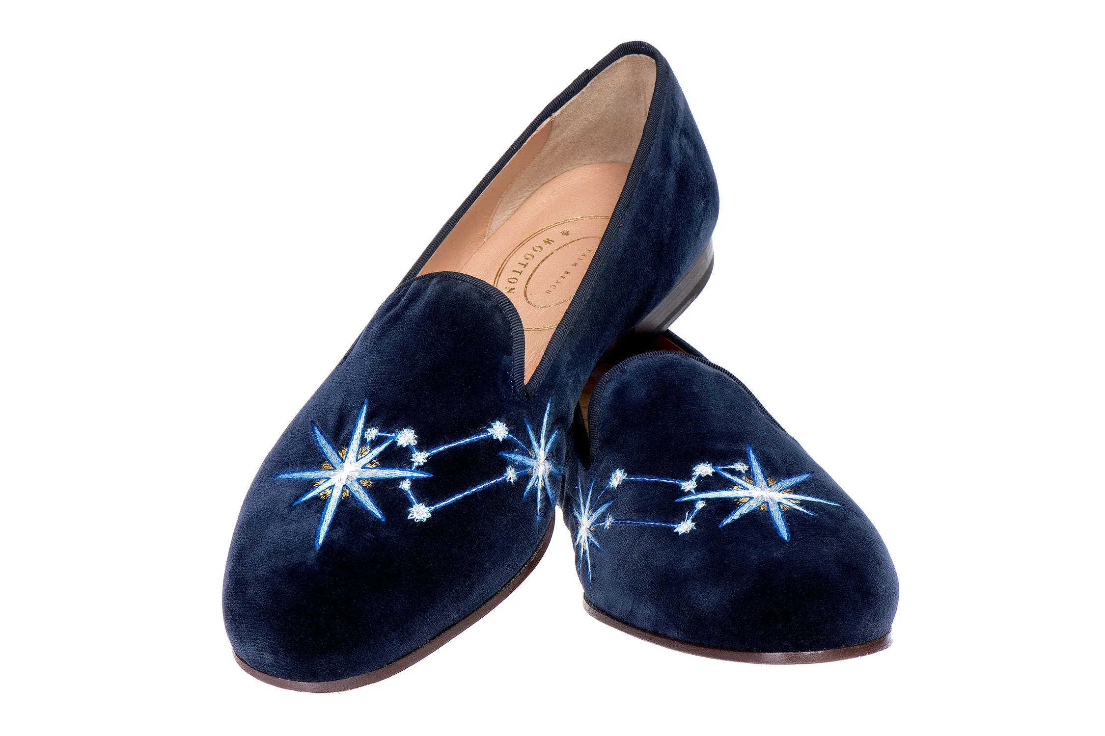 Leo Midnight Velvet Slipper (Men) sold by Stubbs & Wootton product image thumbnail 4