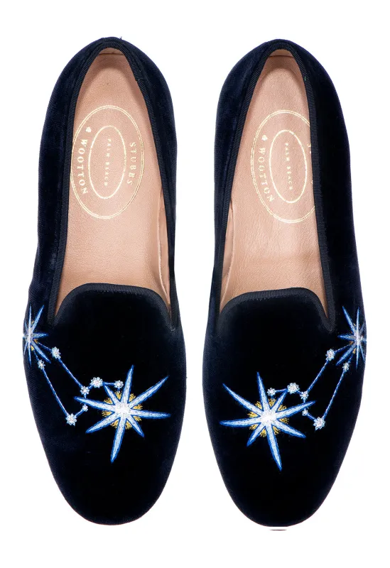 Leo Midnight Velvet Slipper (Men) sold by Stubbs & Wootton