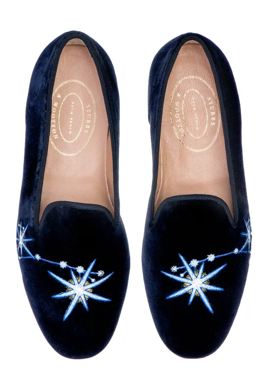 Scorpio Midnight Velvet Slipper (Women) sold by Stubbs & Wootton