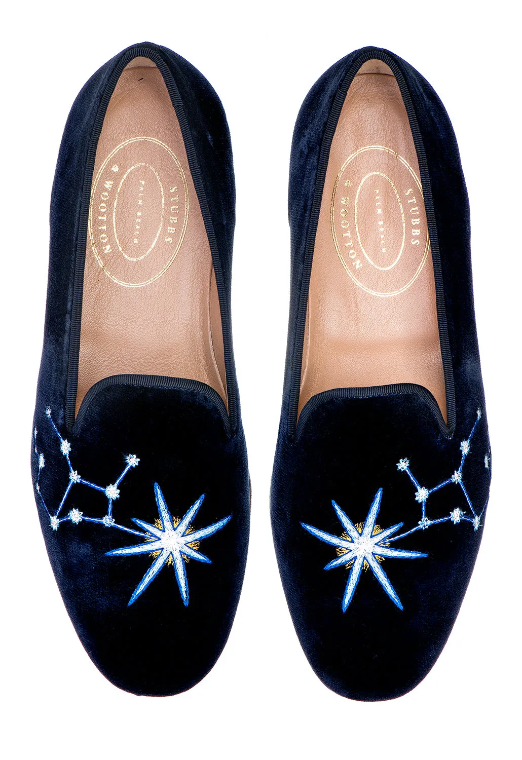 Virgo Midnight Velvet Slipper (Women) sold by Stubbs & Wootton