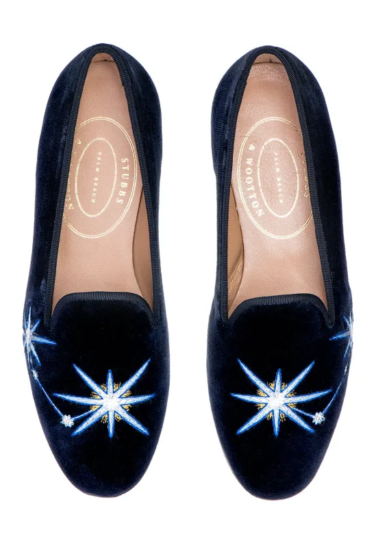 Aries Midnight Velvet Slipper (Men) sold by Stubbs & Wootton