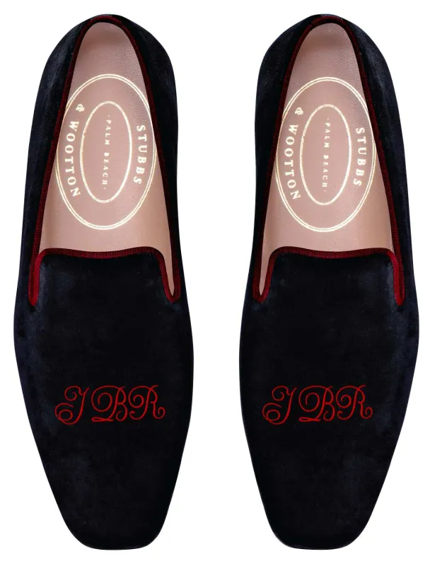 Bespoke Monogram Slipper sold by Stubbs & Wootton