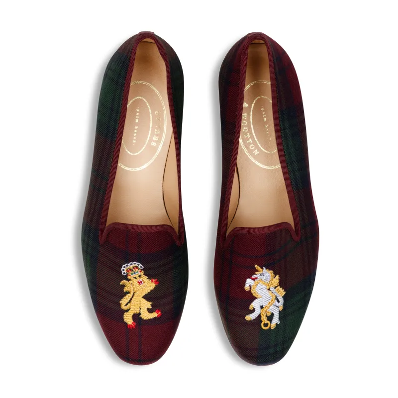 Valor Tartan Woven Slipper (Women) sold by Stubbs & Wootton