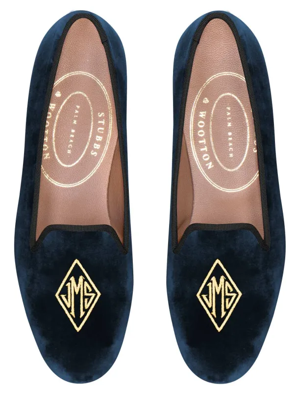 Bespoke Monogram Slipper sold by Stubbs & Wootton