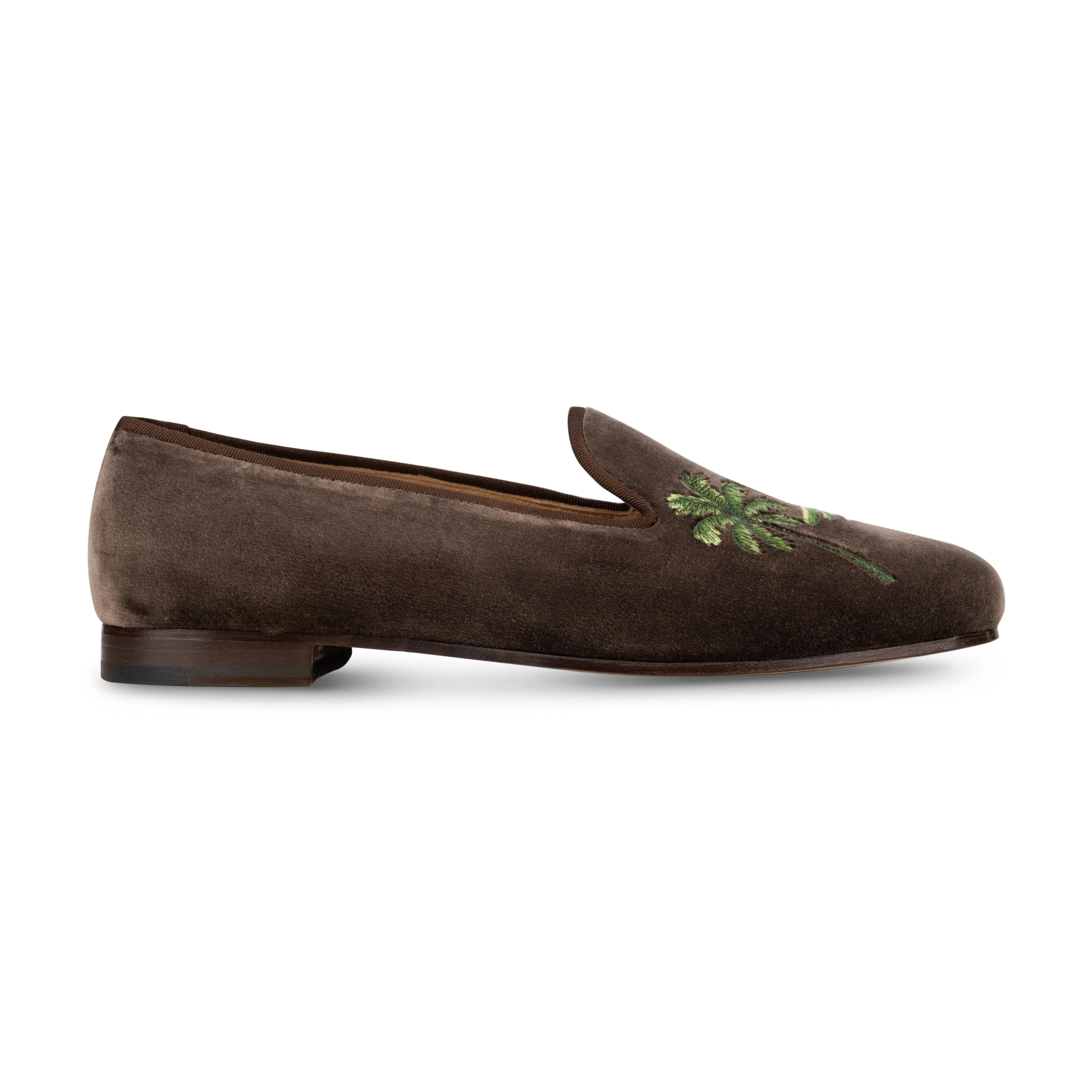 Montego Bay Espresso Velvet Slipper (Men) sold by Stubbs & Wootton product image thumbnail 5