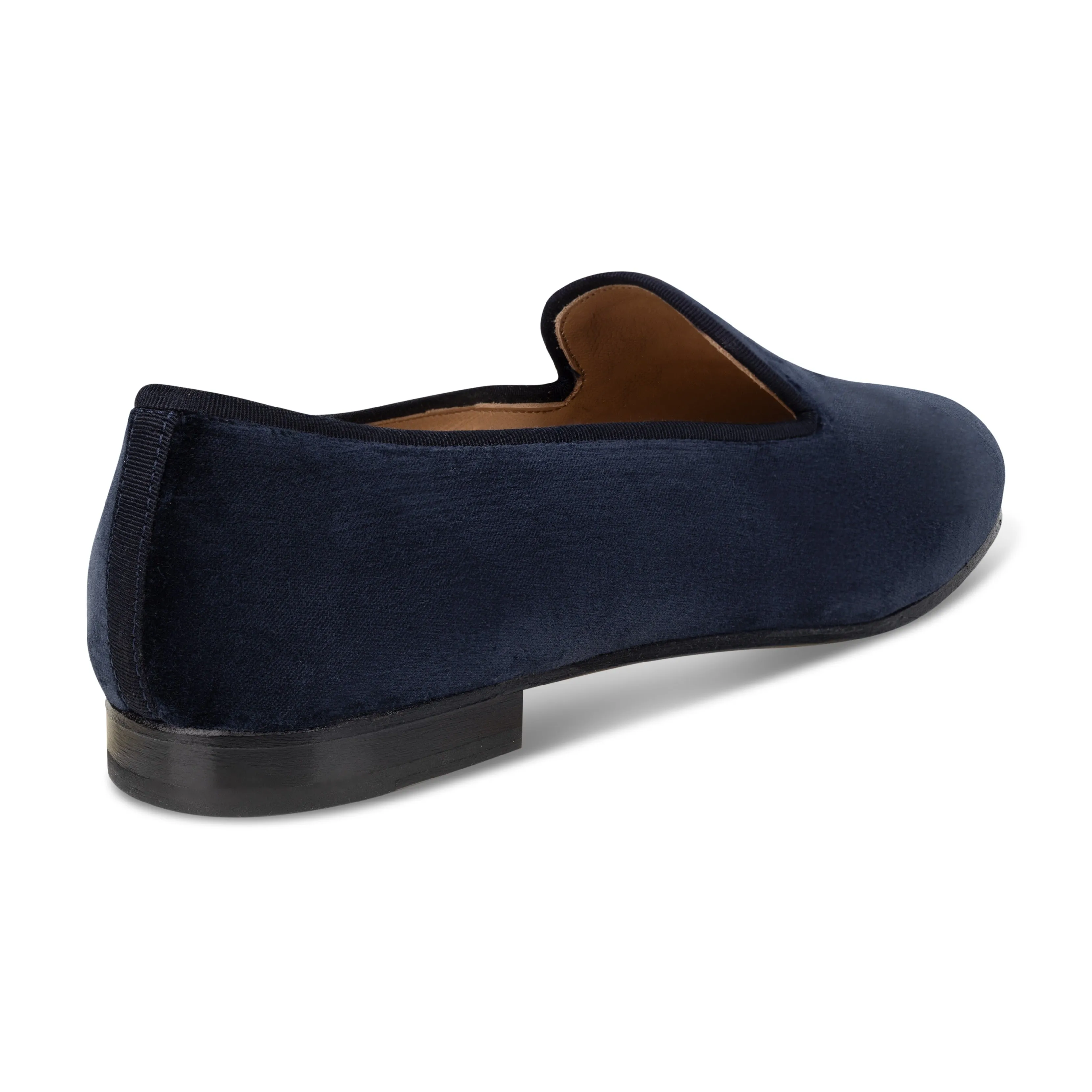 Shark Navy Velvet Slipper (Men) sold by Stubbs & Wootton product image thumbnail 3