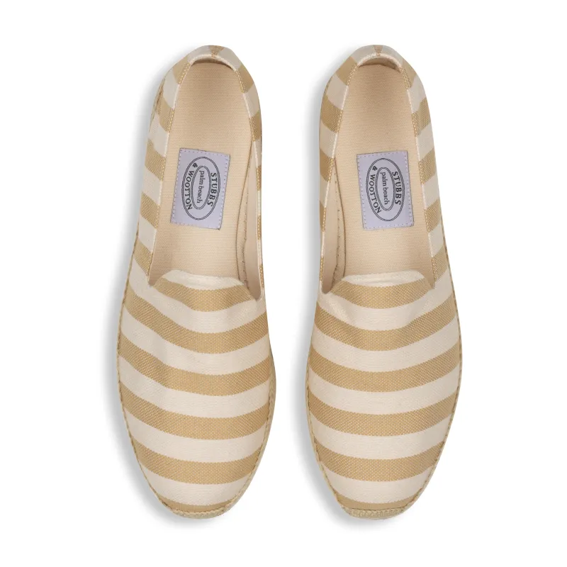 Cabana Natural Canvas Espadrille (Men) sold by Stubbs & Wootton