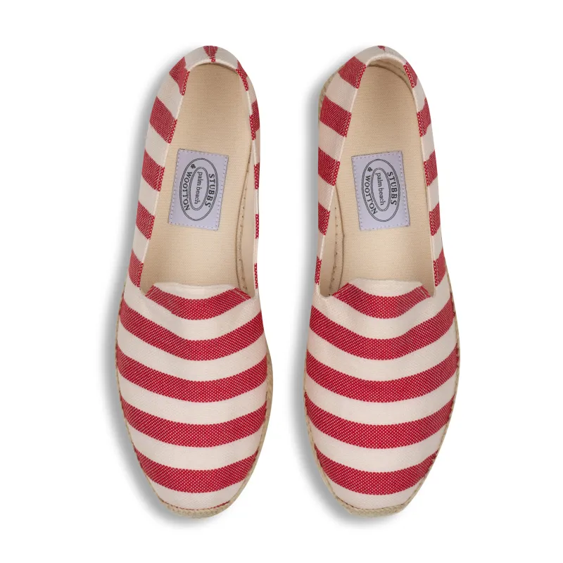Cabana Cardinal Canvas Espadrille (Men) sold by Stubbs & Wootton