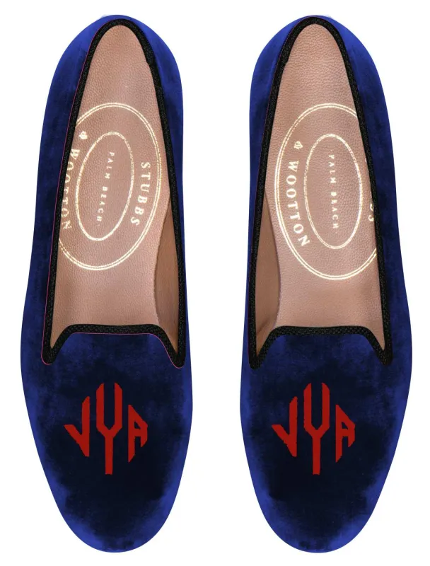 Bespoke Monogram Slipper sold by Stubbs & Wootton