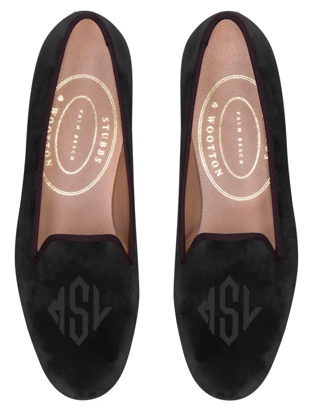 Bespoke Monogram Slipper sold by Stubbs & Wootton
