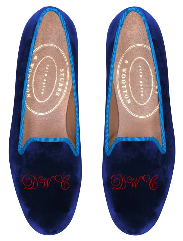 Bespoke Monogram Slipper sold by Stubbs & Wootton