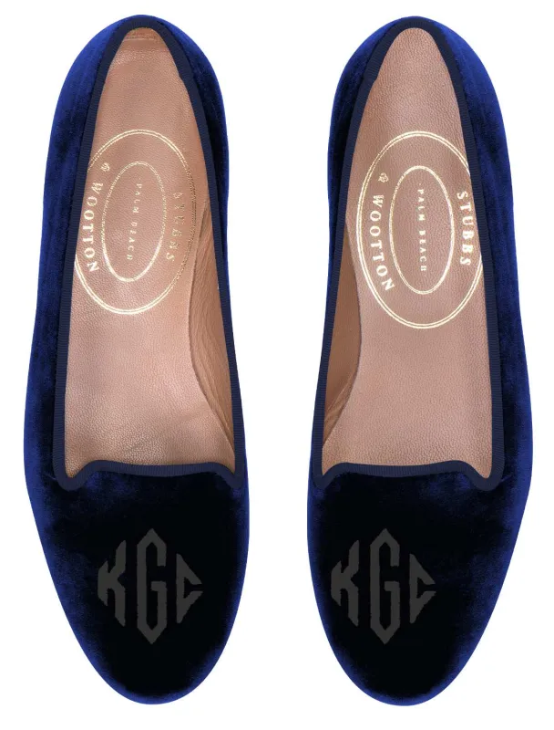 Bespoke Monogram Slipper sold by Stubbs & Wootton