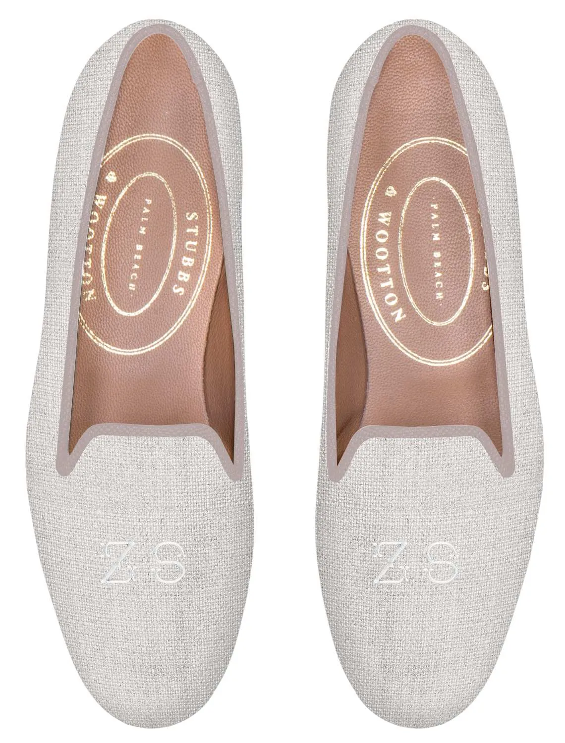 Bespoke Monogram Slipper sold by Stubbs & Wootton