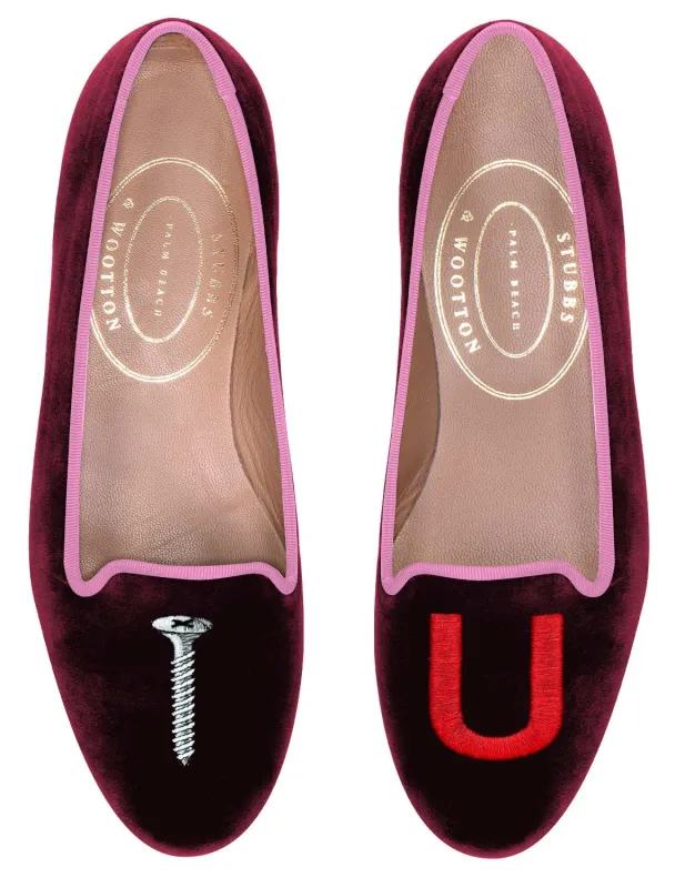 Bespoke Motif Slipper made by Stubbs & Wootton