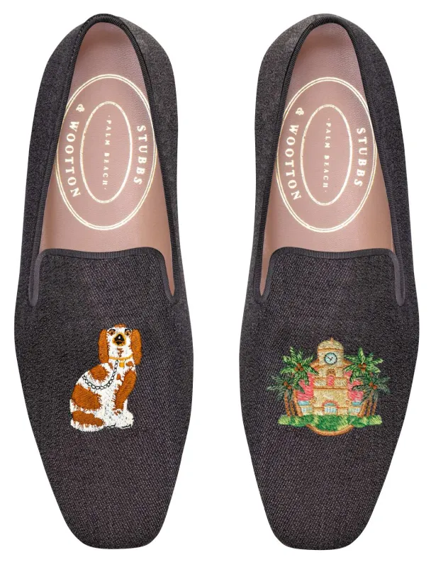 Bespoke Motif Slipper made by Stubbs & Wootton