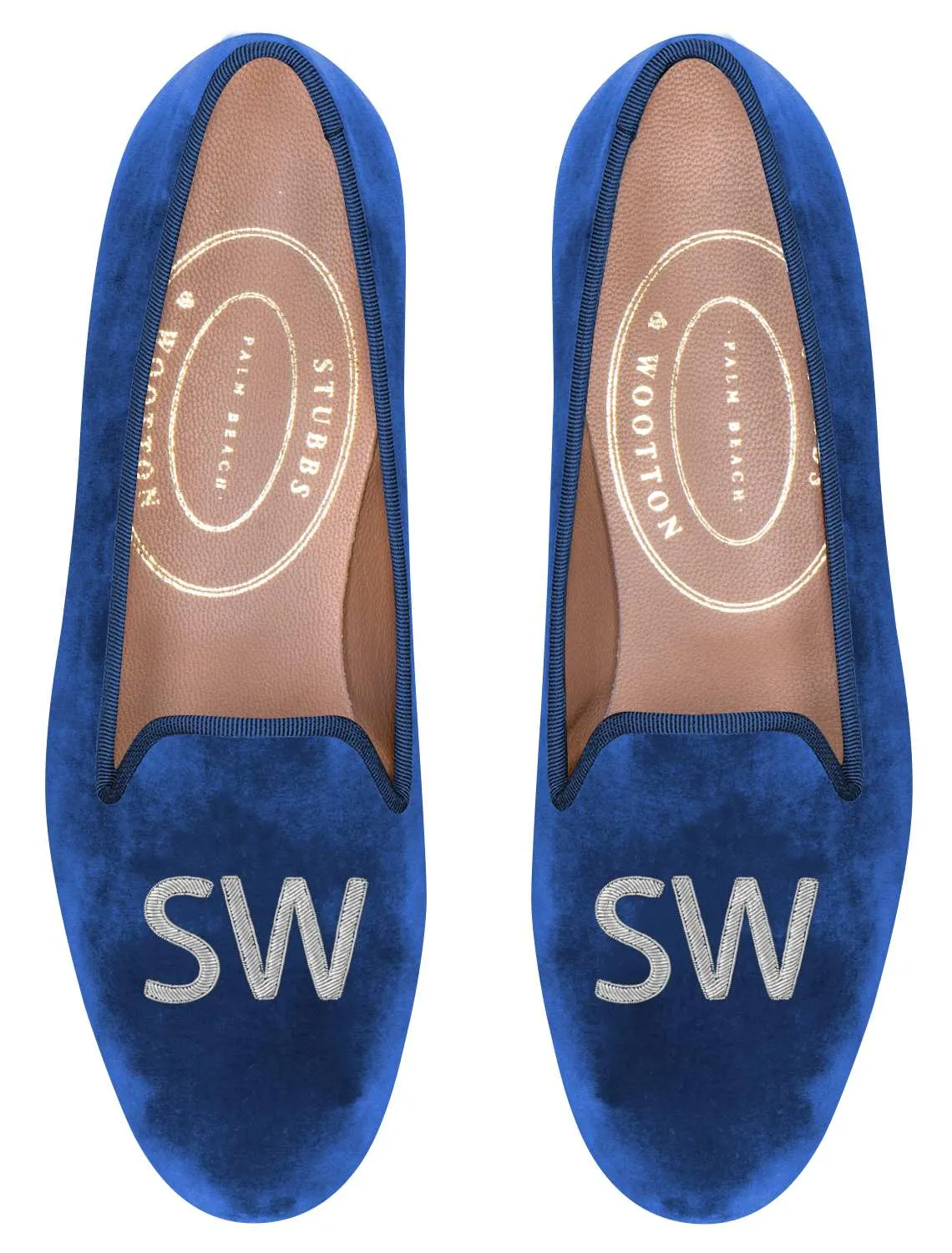 Bespoke Monogram Slipper sold by Stubbs & Wootton