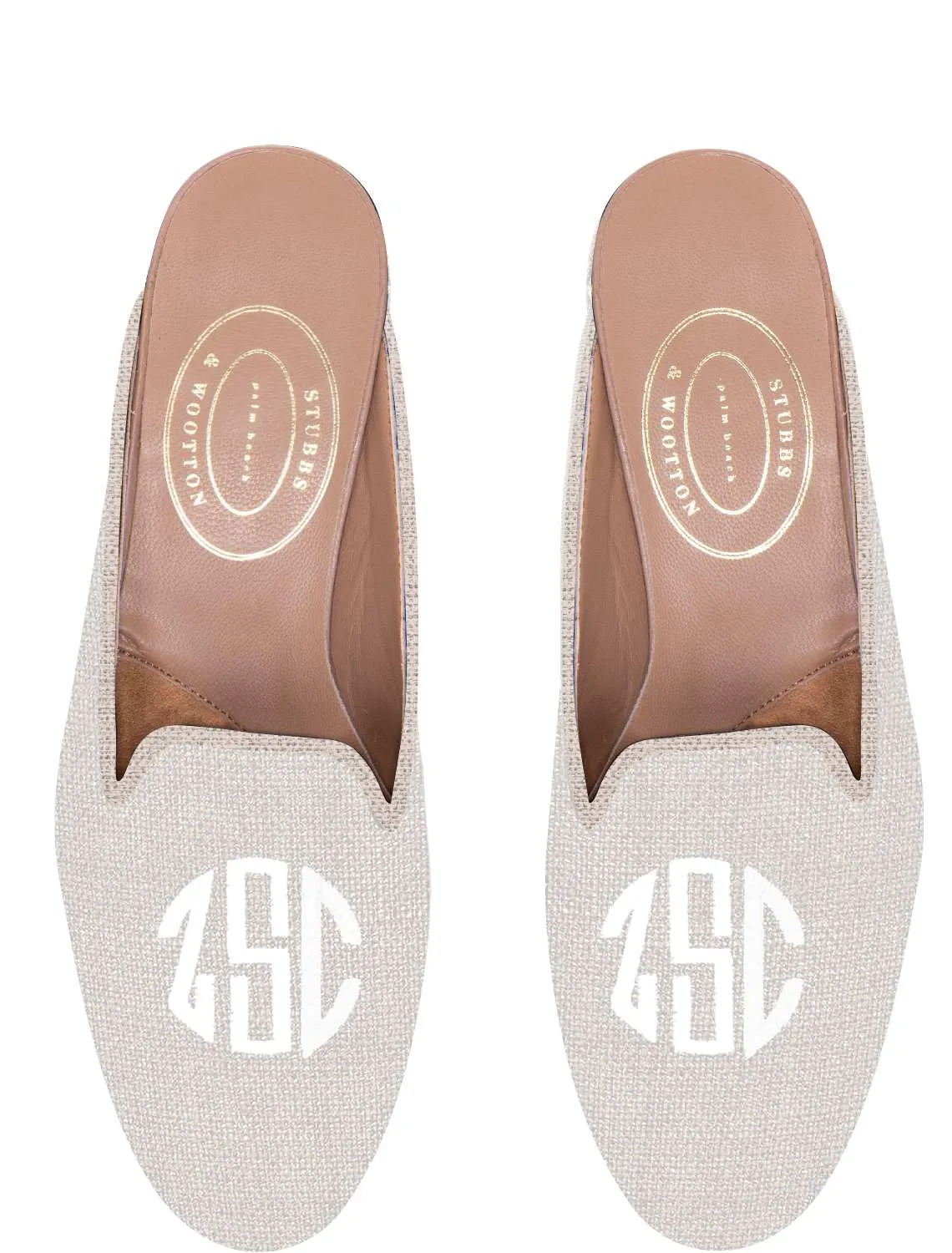 Bespoke Monogram Slipper sold by Stubbs & Wootton