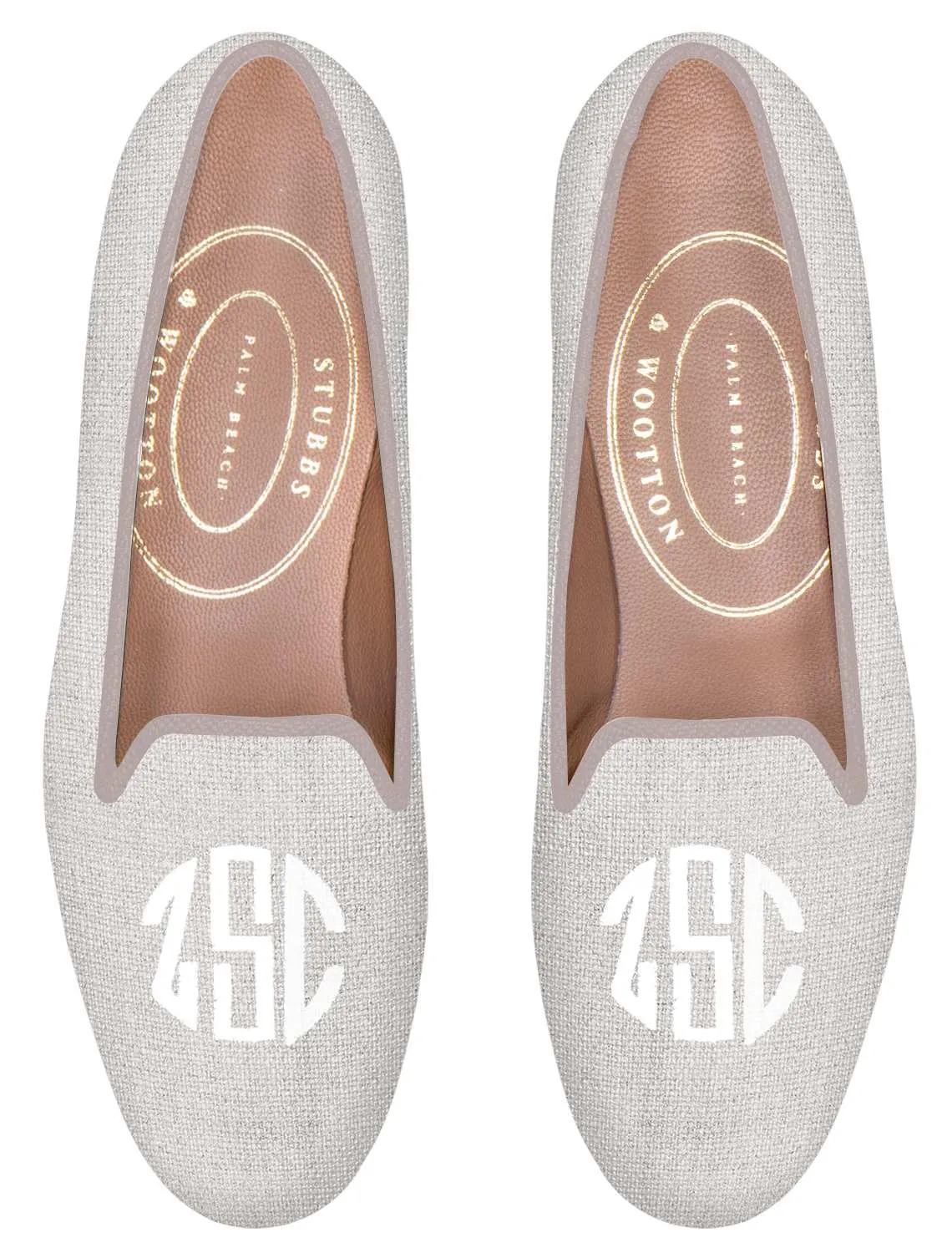 Bespoke Monogram Slipper sold by Stubbs & Wootton