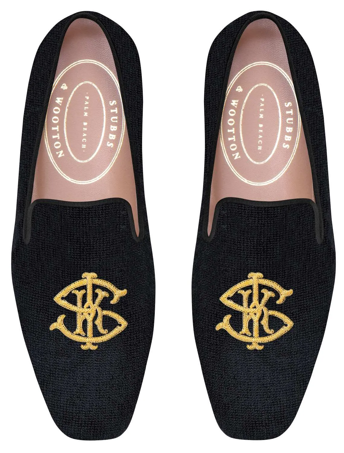 Bespoke Monogram Slipper sold by Stubbs & Wootton