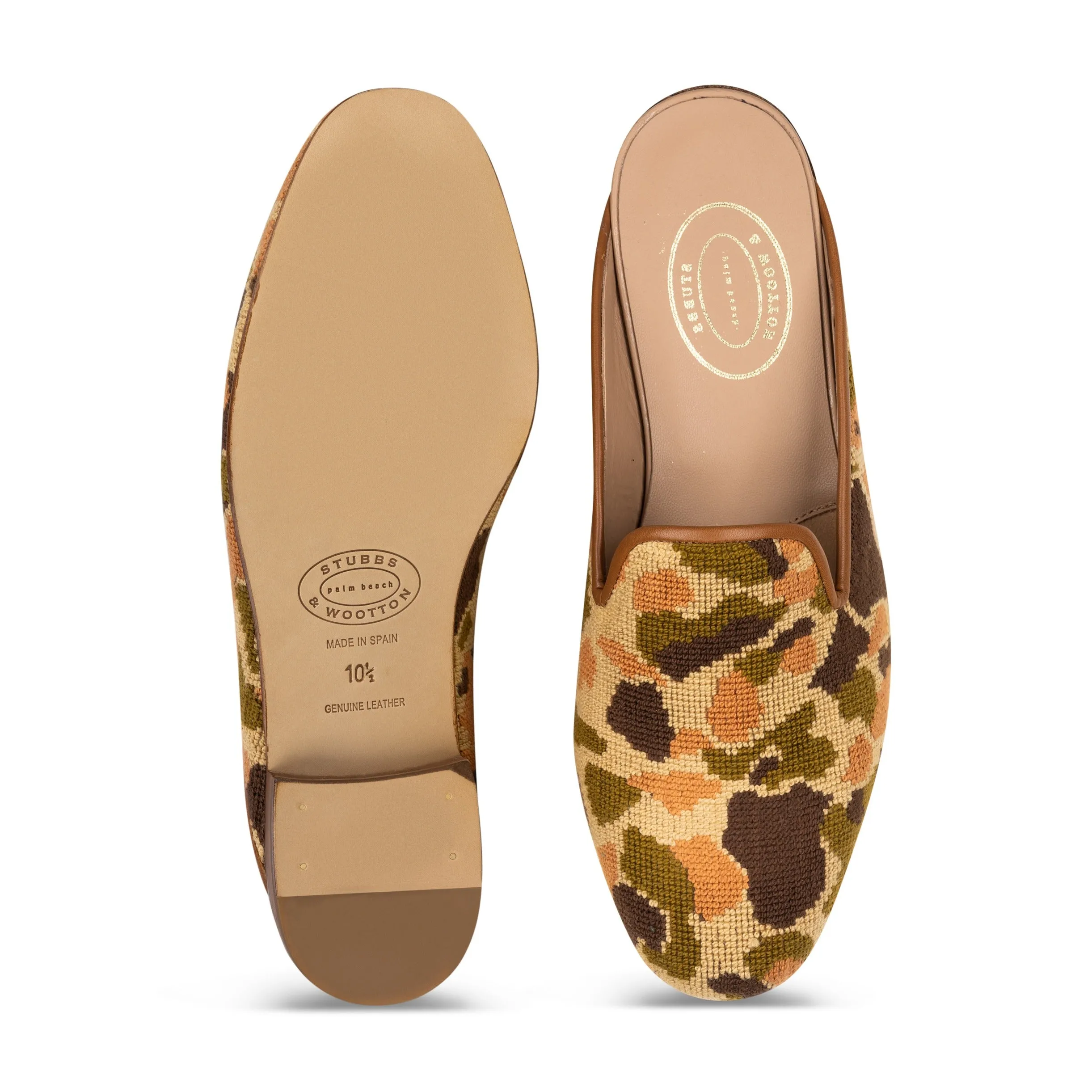 Hidden Dune Needlepoint Mule (Women) sold by Stubbs & Wootton product image thumbnail 4