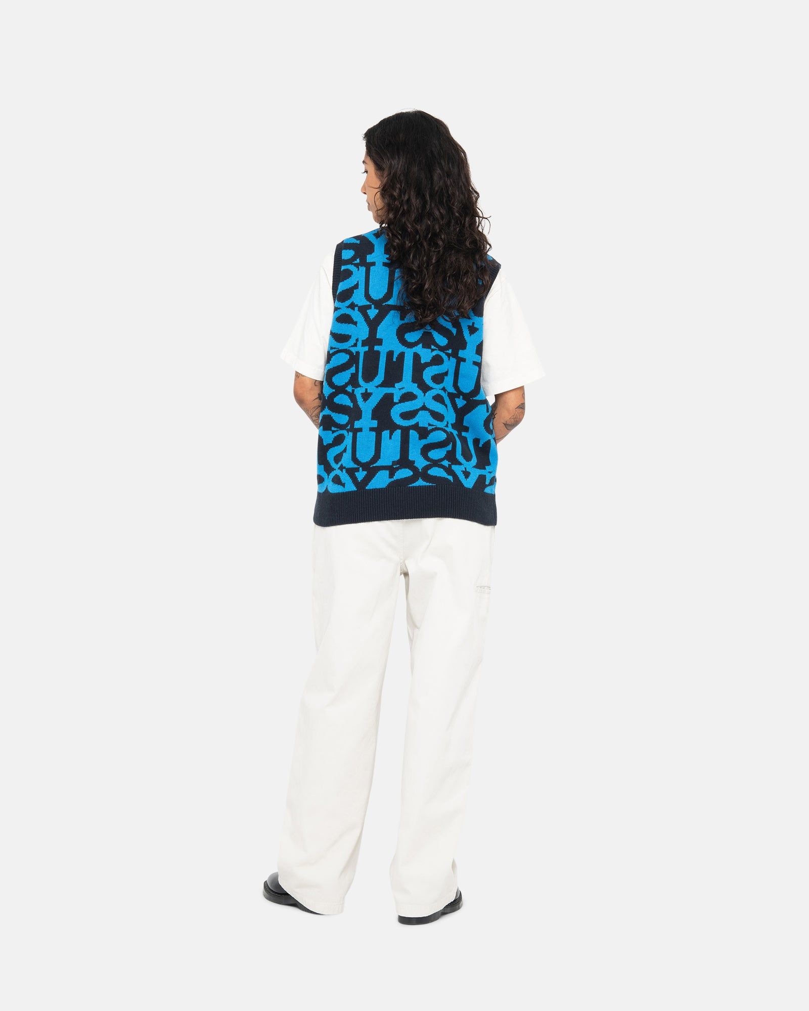 STACKED SWEATER VEST sold by Stussy product image thumbnail 8