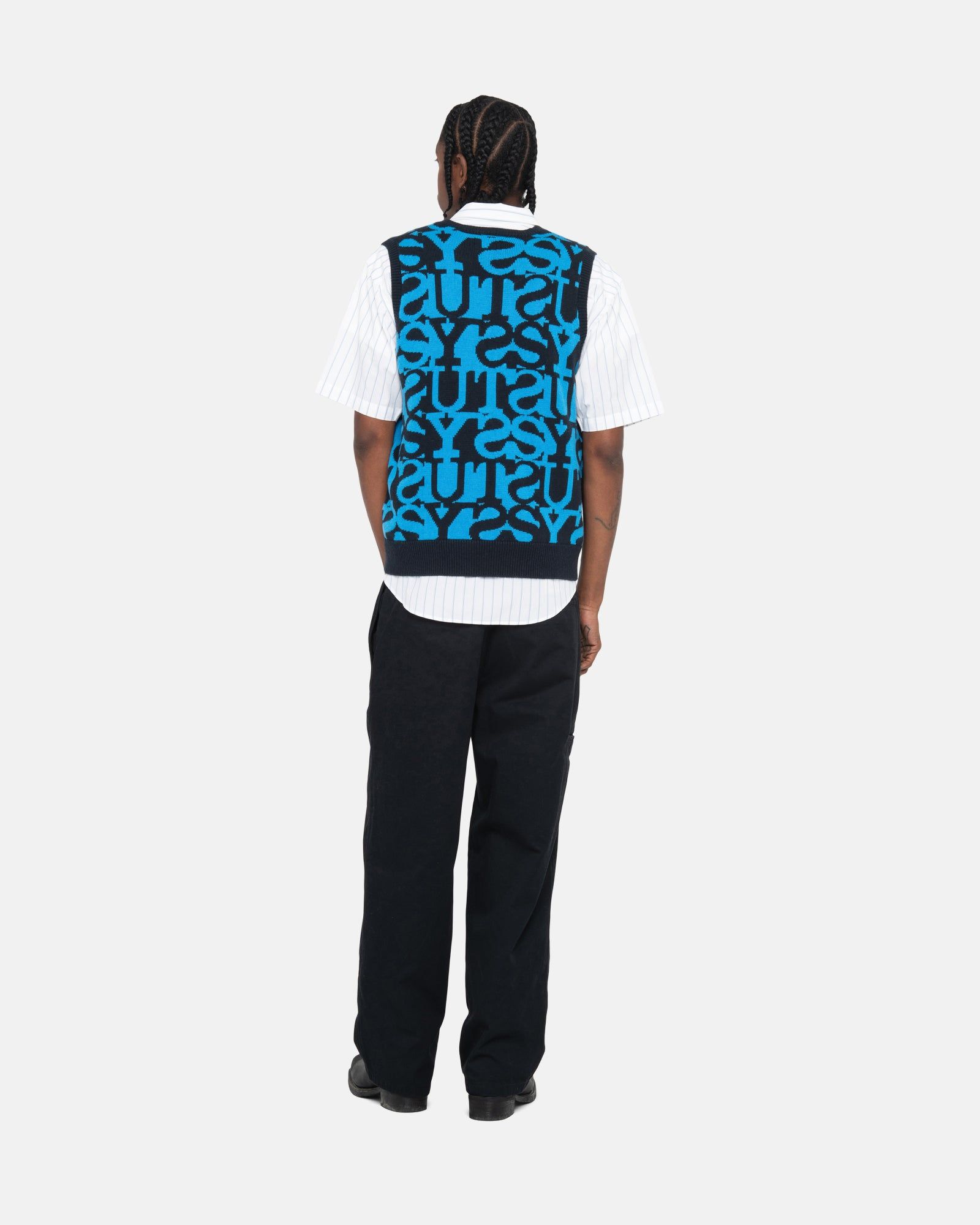 STACKED SWEATER VEST sold by Stussy product image thumbnail 6