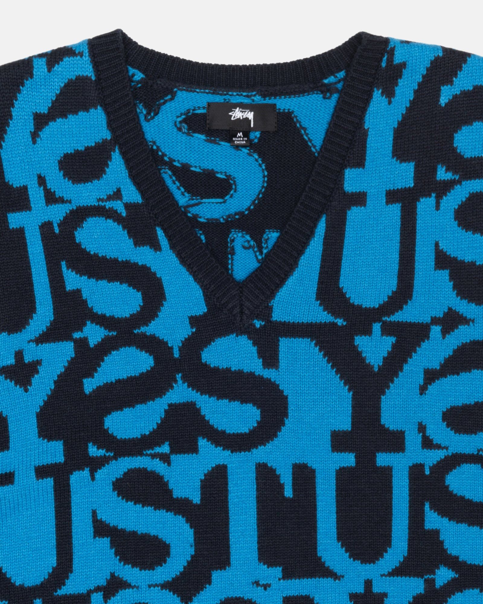 STACKED SWEATER VEST sold by Stussy product image thumbnail 3