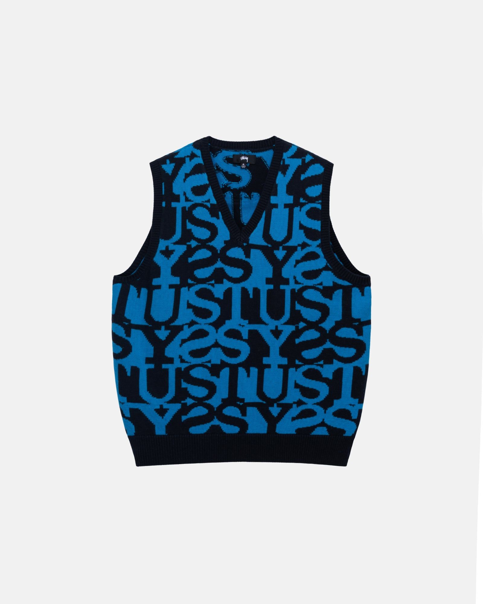 STACKED SWEATER VEST sold by Stussy