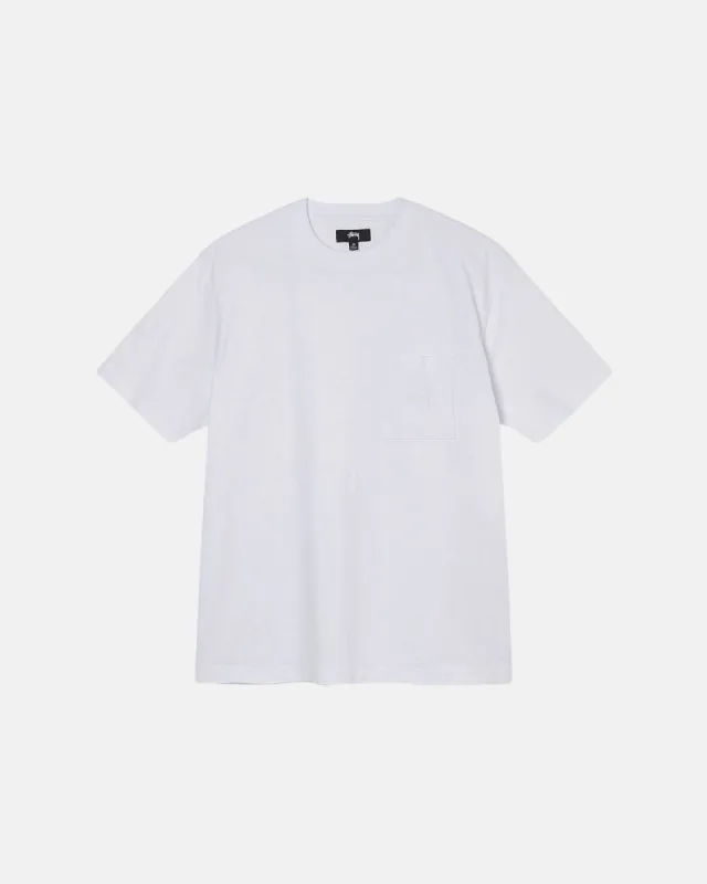 OVERDYED SS POCKET CREW sold by Stussy