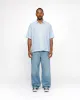 BOXY FLAT HEM SHIRT CRINKLED sold by Stussy