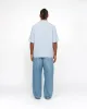 BOXY FLAT HEM SHIRT CRINKLED sold by Stussy