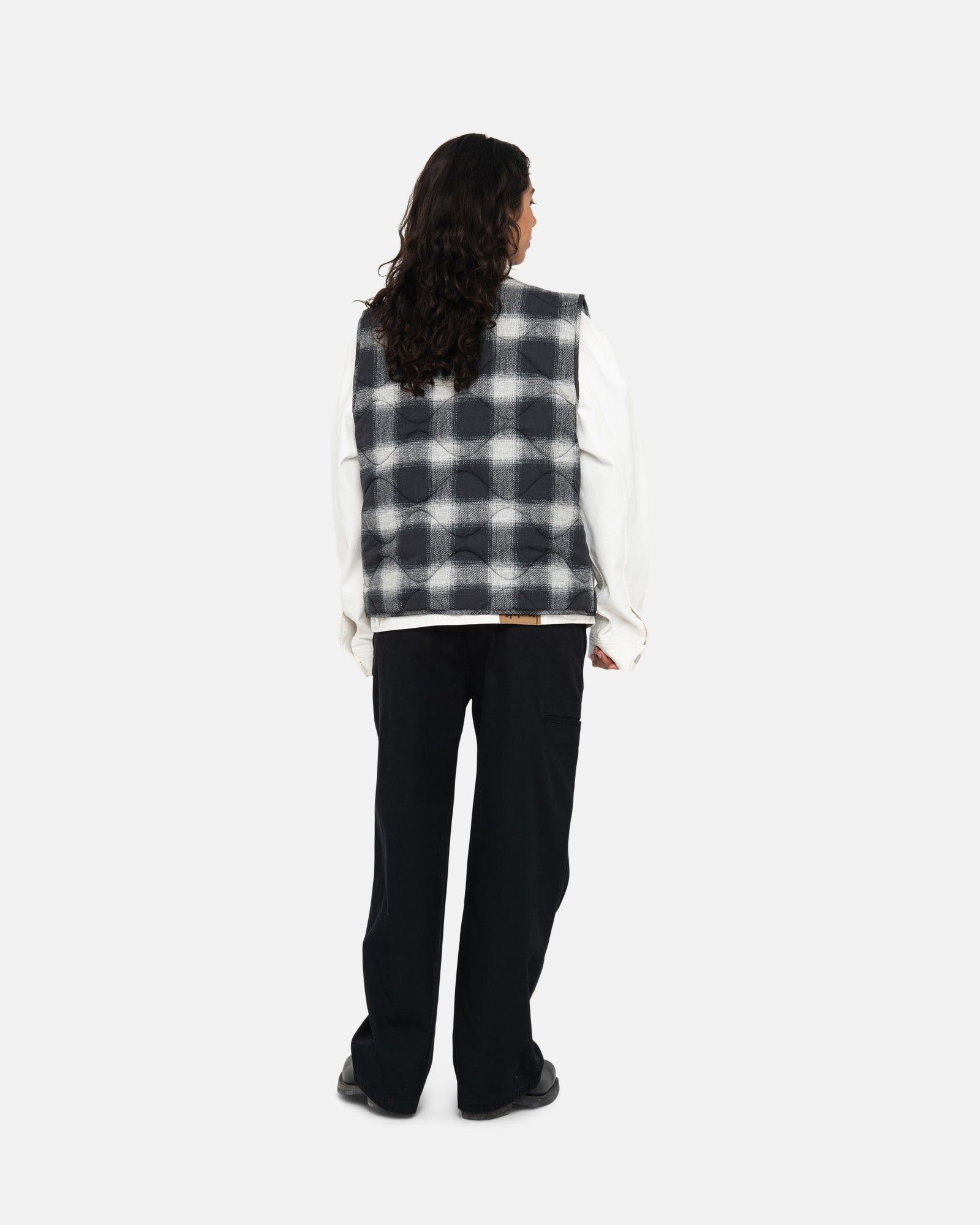 PLAID NYLON LINER VEST sold by Stussy product image thumbnail 9