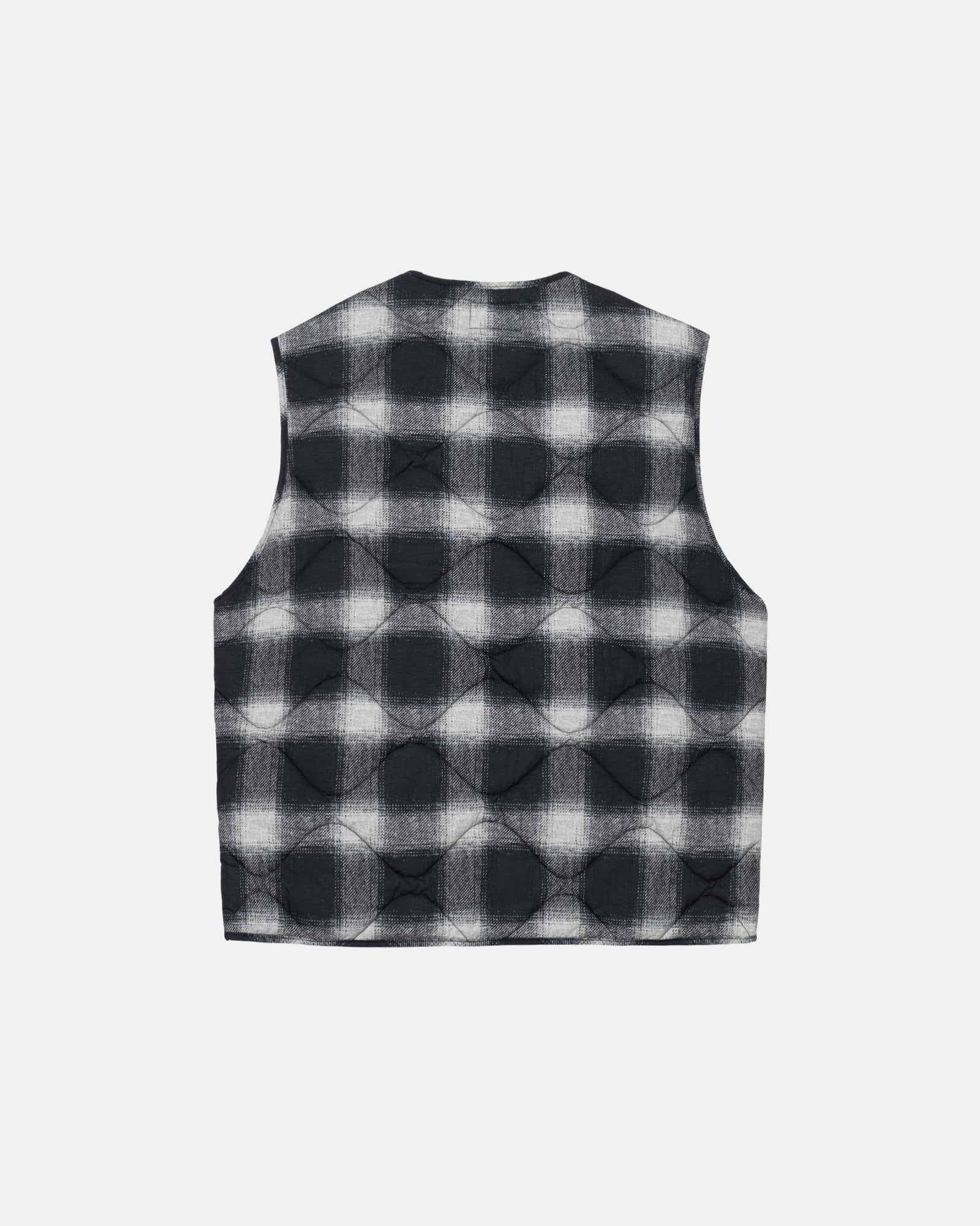 PLAID NYLON LINER VEST sold by Stussy product image thumbnail 2