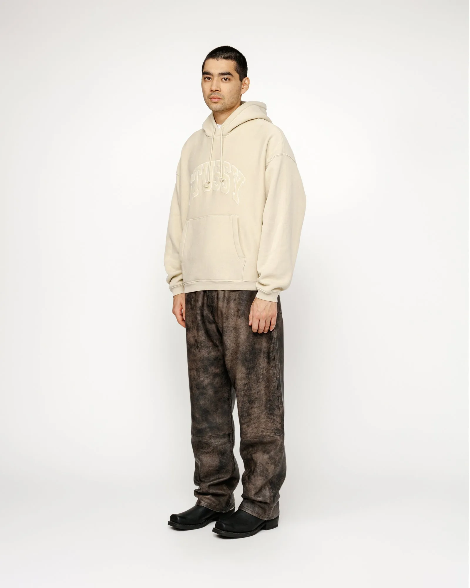 EMBROIDERED RELAXED HOODIE sold by Stussy product image thumbnail 4