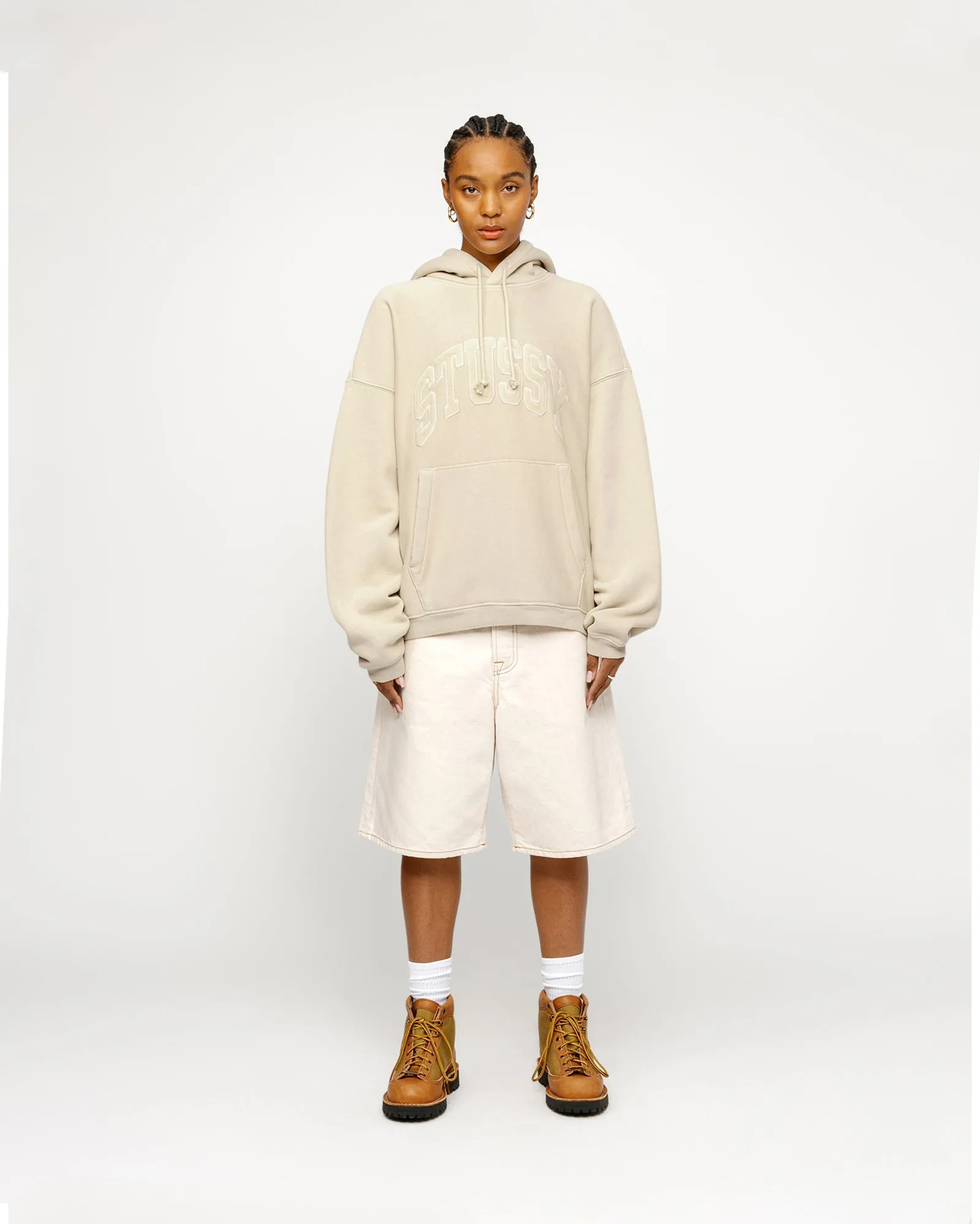 EMBROIDERED RELAXED HOODIE sold by Stussy product image thumbnail 5
