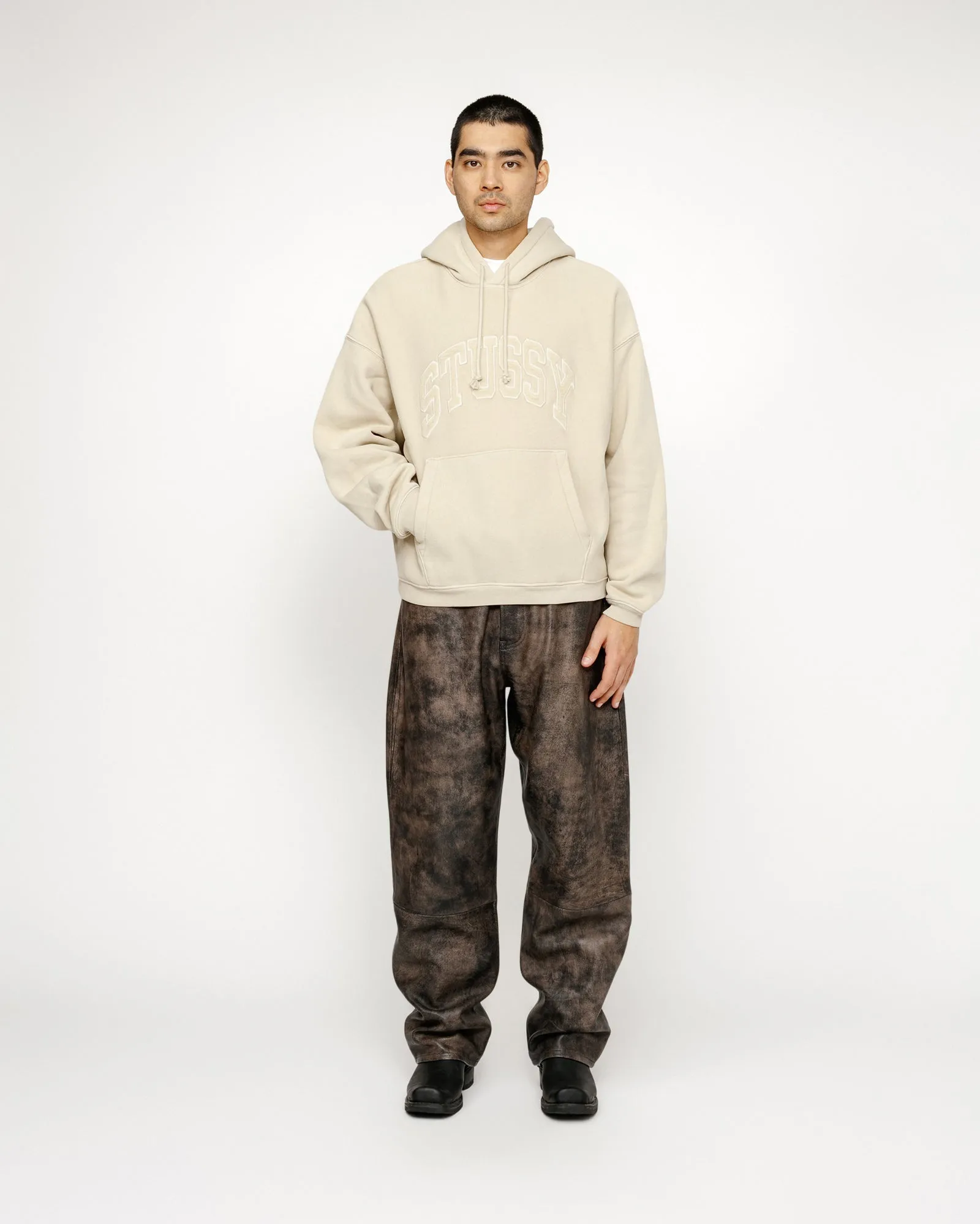 EMBROIDERED RELAXED HOODIE sold by Stussy product image thumbnail 3