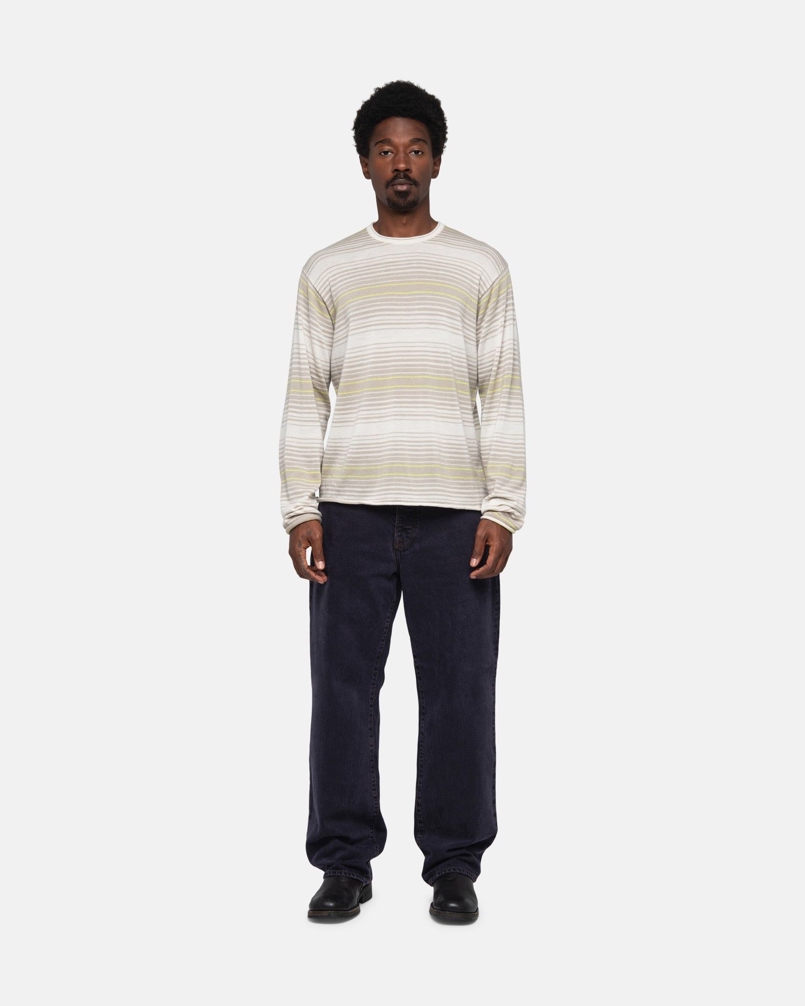 HORIZONTAL STRIPE SWEATER sold by Stussy product image thumbnail 5