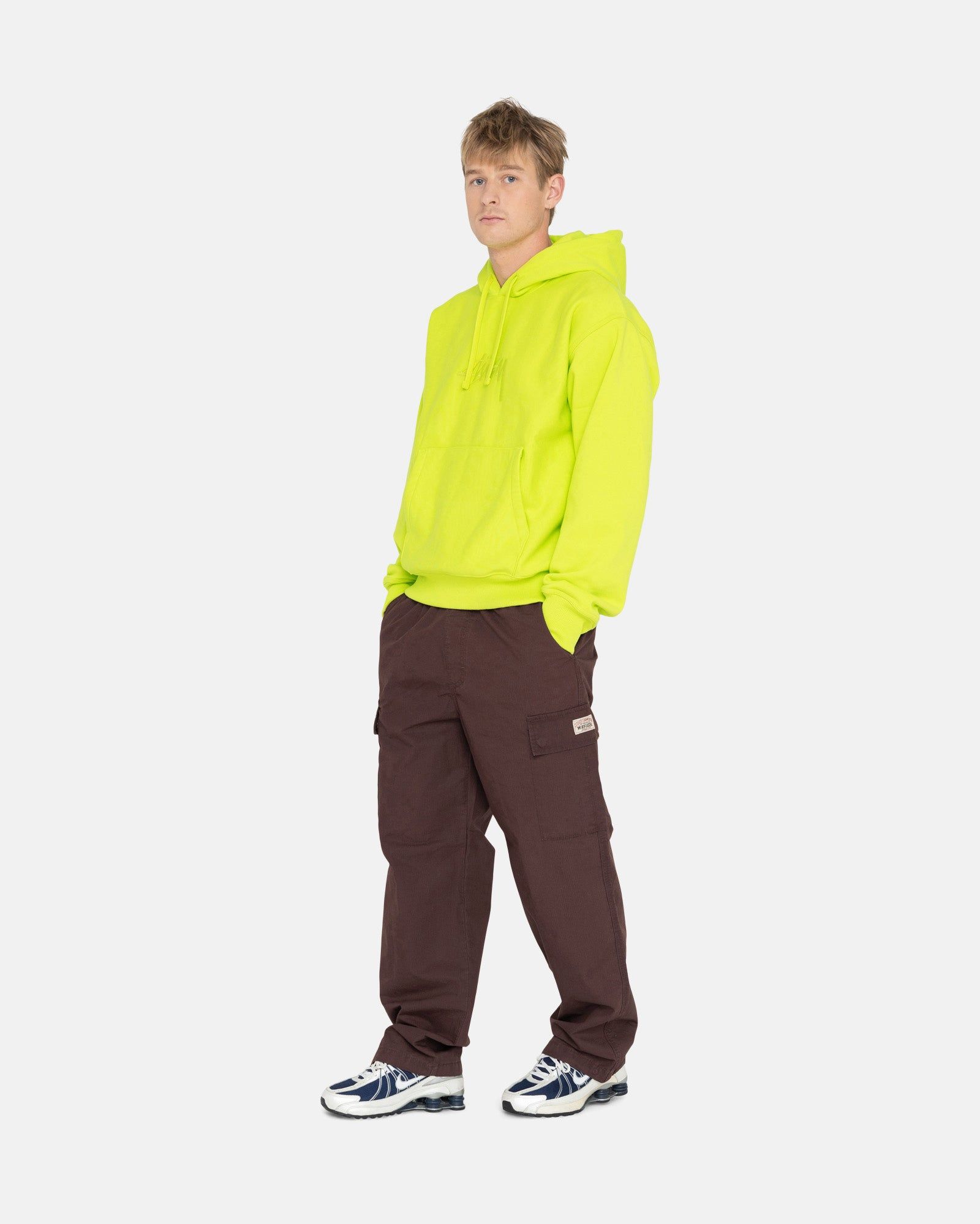 STOCK LOGO APPLIQUE HOODIE sold by Stussy product image thumbnail 6