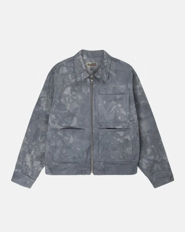 WONDERLAND HAND-DYED WORK JACKET made by Stussy