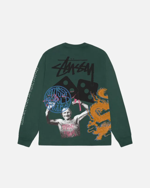 STRIKE LS TEE PIGMENT DYED sold by Stussy