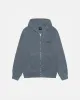 SMOOTH STOCK ZIP HOODIE PIGMENT DYED sold by Stussy